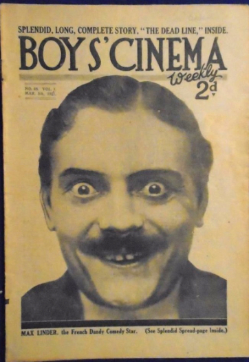 BOYS CINEMA magazine side cover Issue 65 5 March 1921