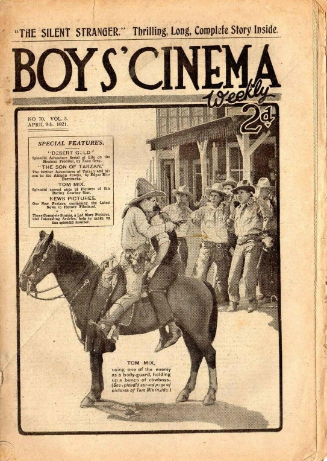 BOYS CINEMA magazine side cover Issue 70 9 April 1921
