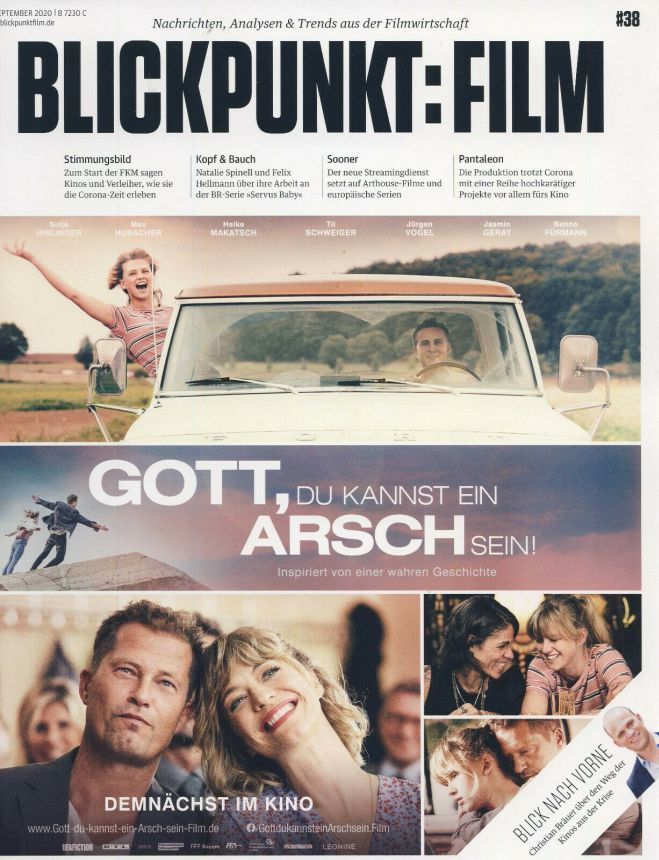 BLICKPUNKT: FILM magazine side cover Issue 38  September 2020