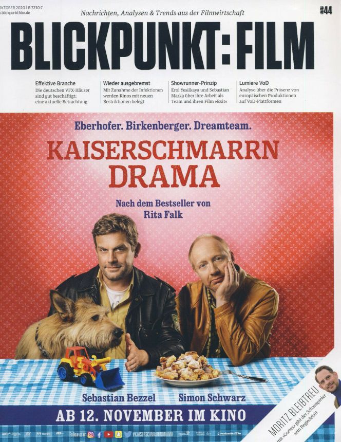 BLICKPUNKT: FILM magazine side cover Issue 44  October 2020