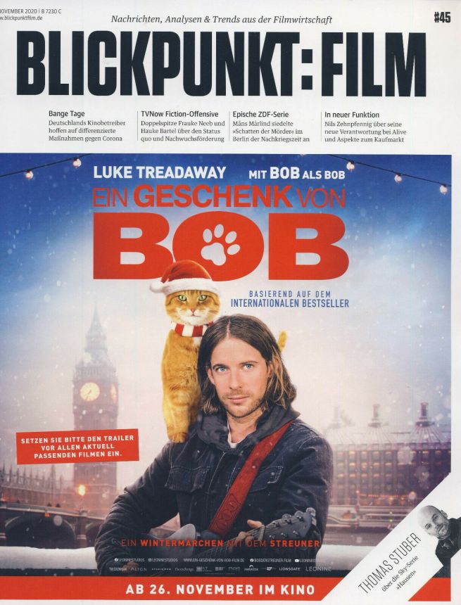 BLICKPUNKT: FILM magazine side cover Issue 45  November 2020