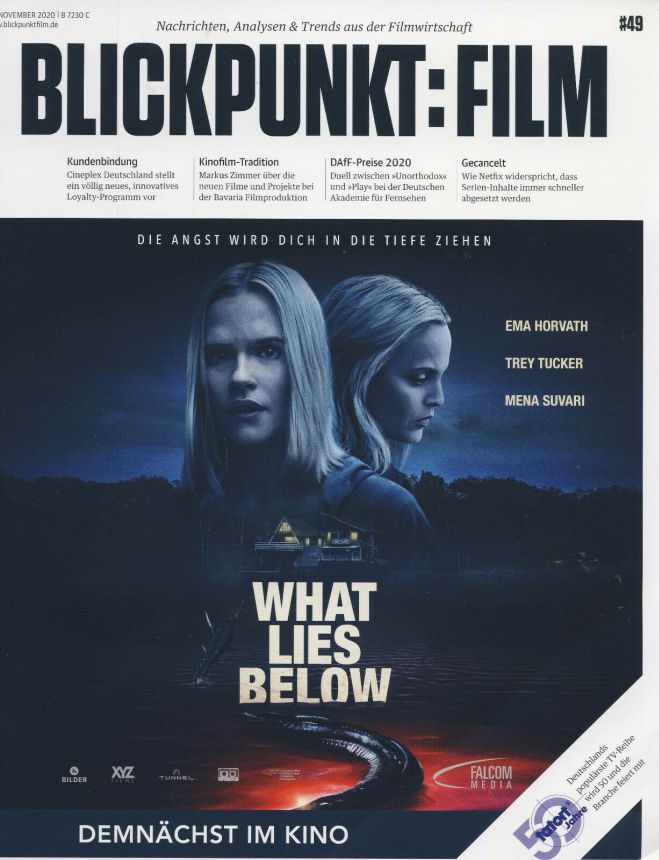 BLICKPUNKT: FILM magazine side cover Issue 49  November 2020