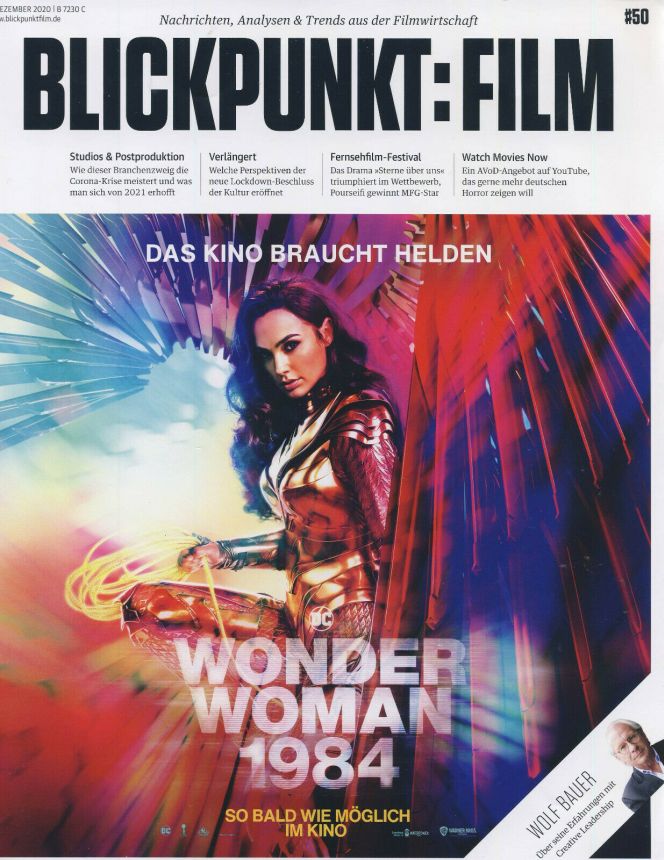 BLICKPUNKT: FILM magazine side cover Issue 50  December 2020