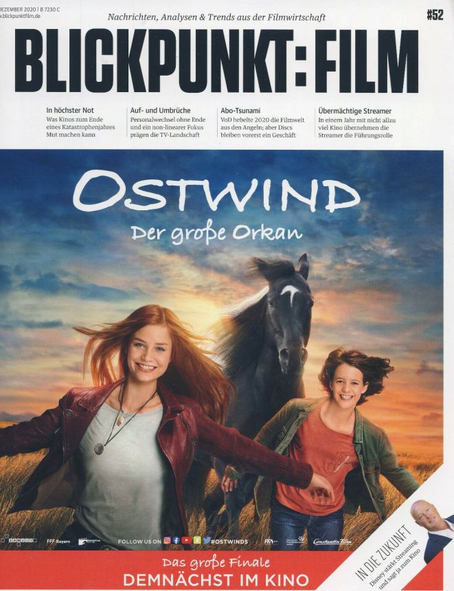 BLICKPUNKT: FILM magazine side cover Issue 52  December 2020
