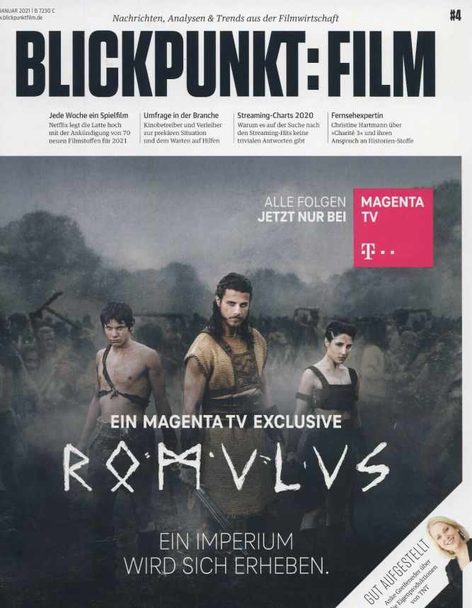 BLICKPUNKT: FILM magazine side cover Issue 4  January 2021