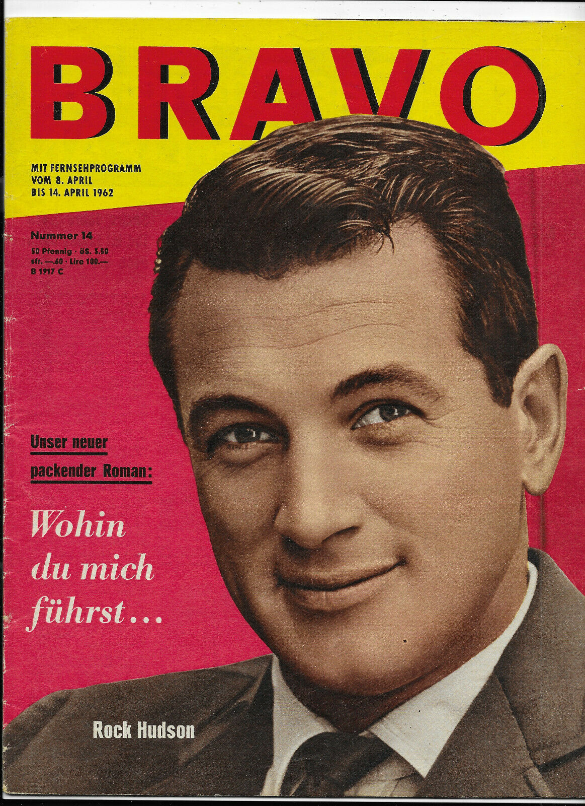 BRAVO magazine side cover Issue 14 8 April 1962