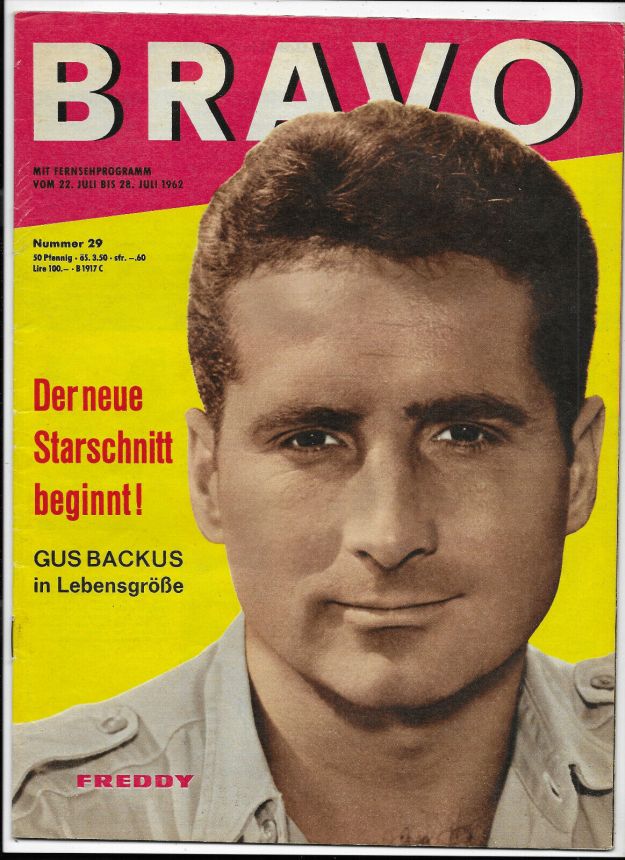 BRAVO magazine side cover Issue 29 22 July 1962