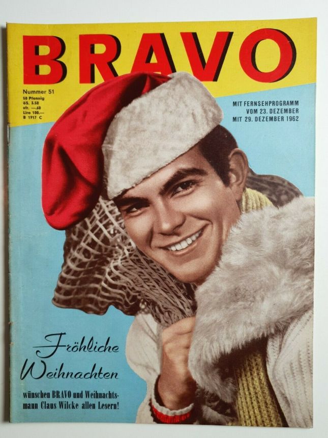 BRAVO magazine side cover Issue 51 23 December 1962