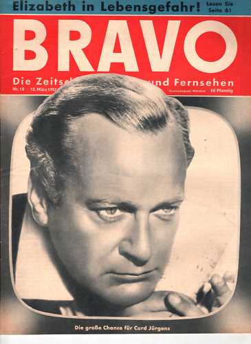 BRAVO magazine side cover Issue 10 10 March 1957