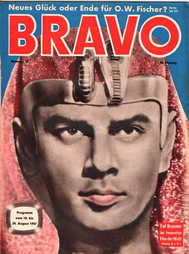 BRAVO magazine side cover Issue 34 18 August 1957