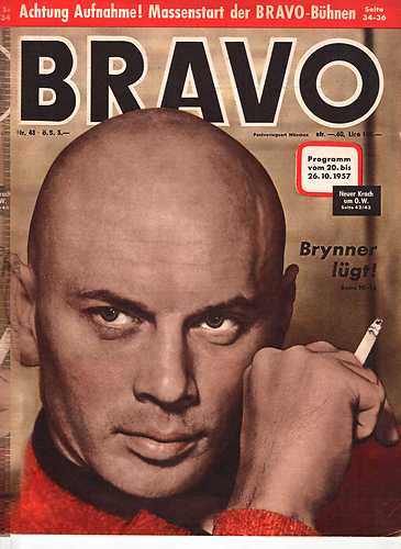 BRAVO magazine side cover Issue 43 20 October 1957