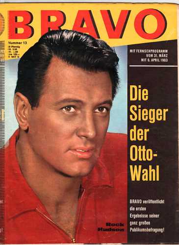 BRAVO magazine side cover Issue 13 31 March 1963