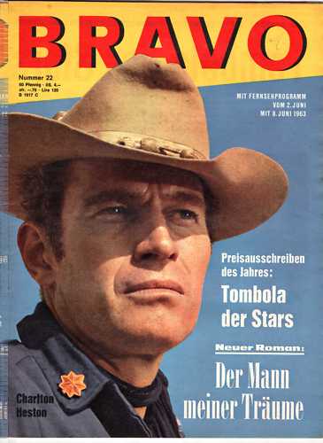BRAVO magazine side cover Issue 22 2 June 1963