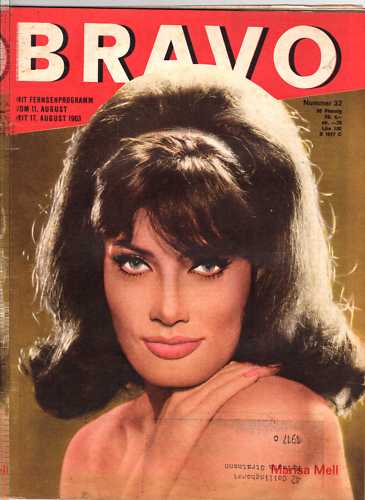 BRAVO magazine side cover Issue 32 11 August 1963