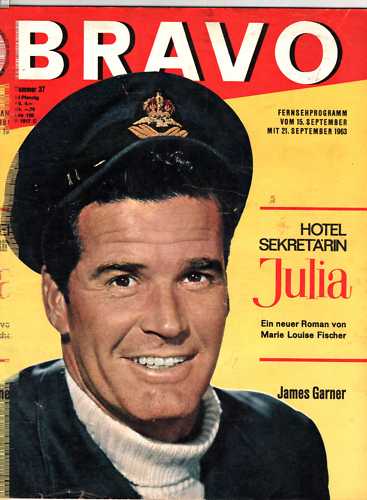 BRAVO magazine side cover Issue 37 15 September 1963