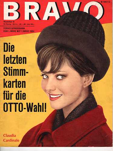 BRAVO magazine side cover Issue 9 1 March 1964