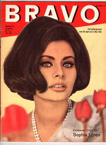 BRAVO magazine side cover Issue 17 26 April 1964
