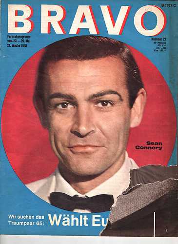 BRAVO magazine side cover Issue 21 23 May 1965