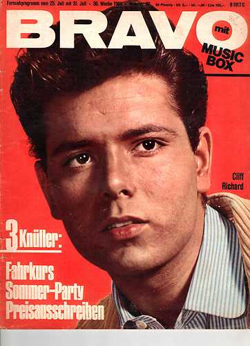 BRAVO magazine side cover Issue 30 25 July 1965