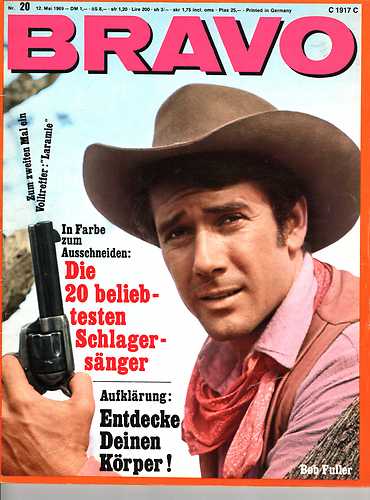 BRAVO magazine side cover Issue 20 18 May 1969