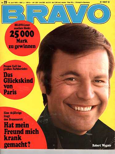 BRAVO magazine side cover Issue 25 21 June 1970