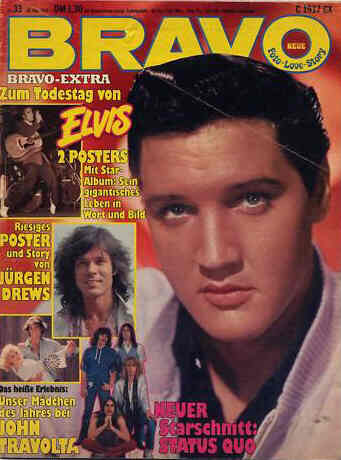 BRAVO magazine side cover Issue 33 10 August 1978