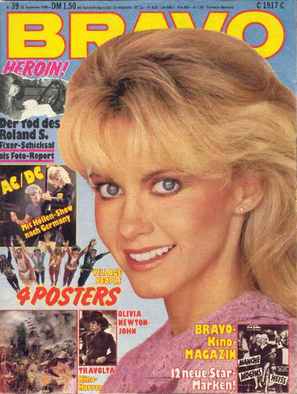 BRAVO magazine side cover 18 September 1980
