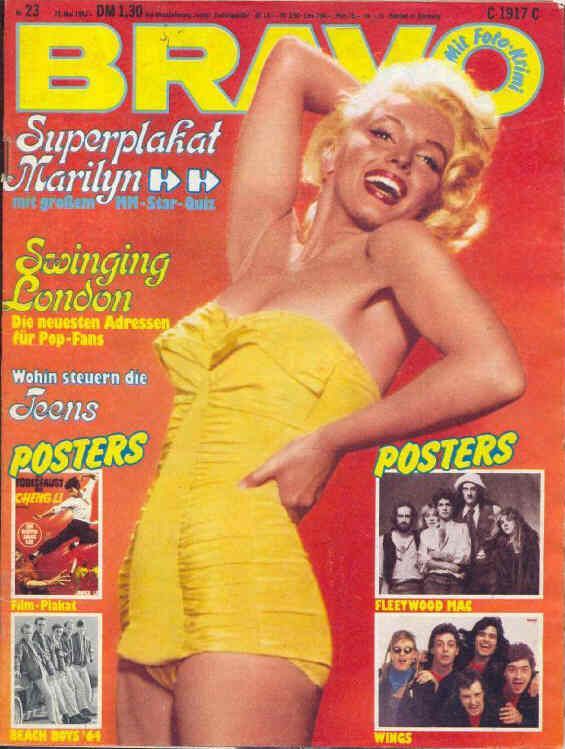 BRAVO magazine side cover Issue 23 29 May 1980