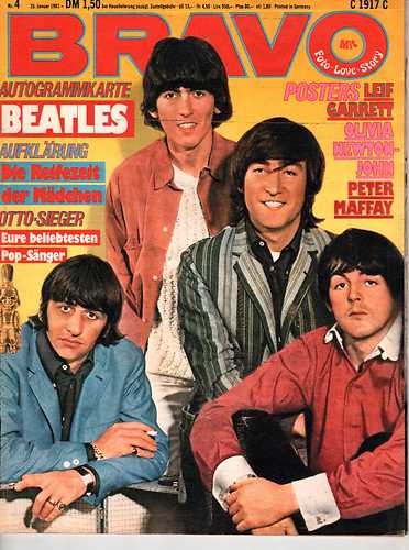 BRAVO magazine side cover Issue 4 25 January 1981