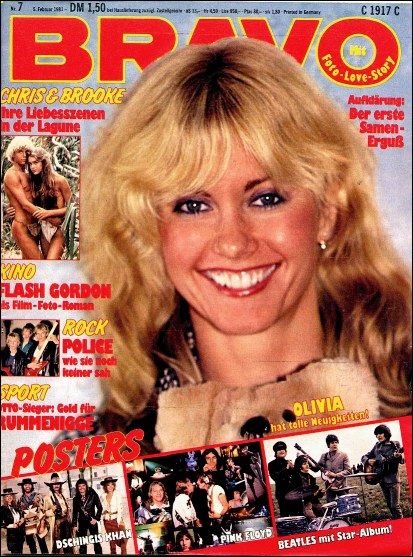 BRAVO magazine side cover 5 February 1981