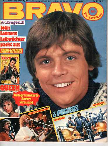 BRAVO magazine side cover Issue 8 22 February 1981