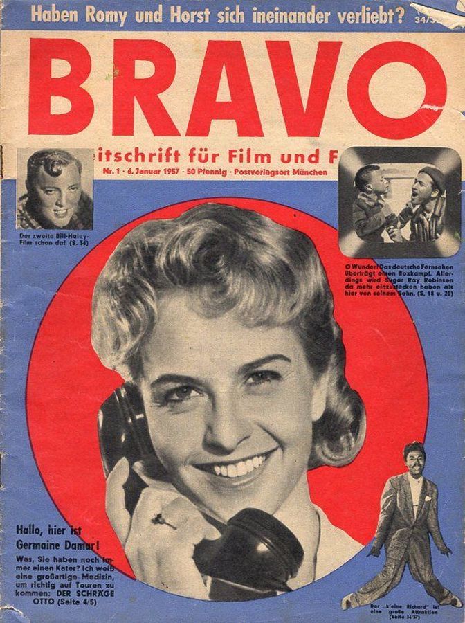 BRAVO magazine side cover Issue 1 6 January 1957