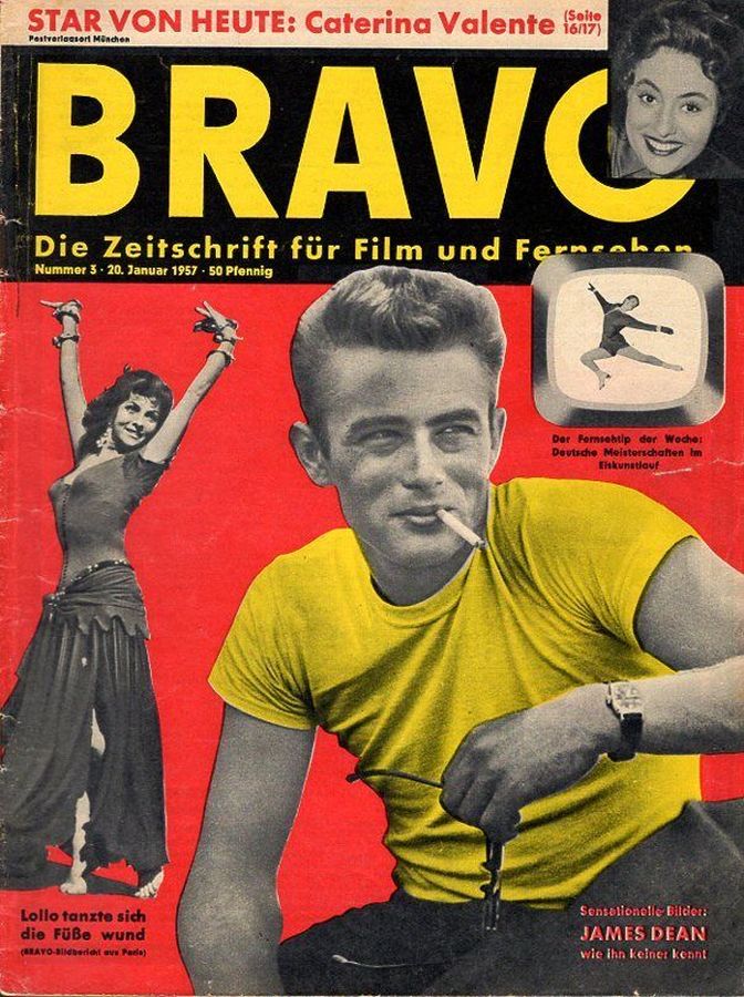 BRAVO magazine side cover Issue 3 20 January 1957