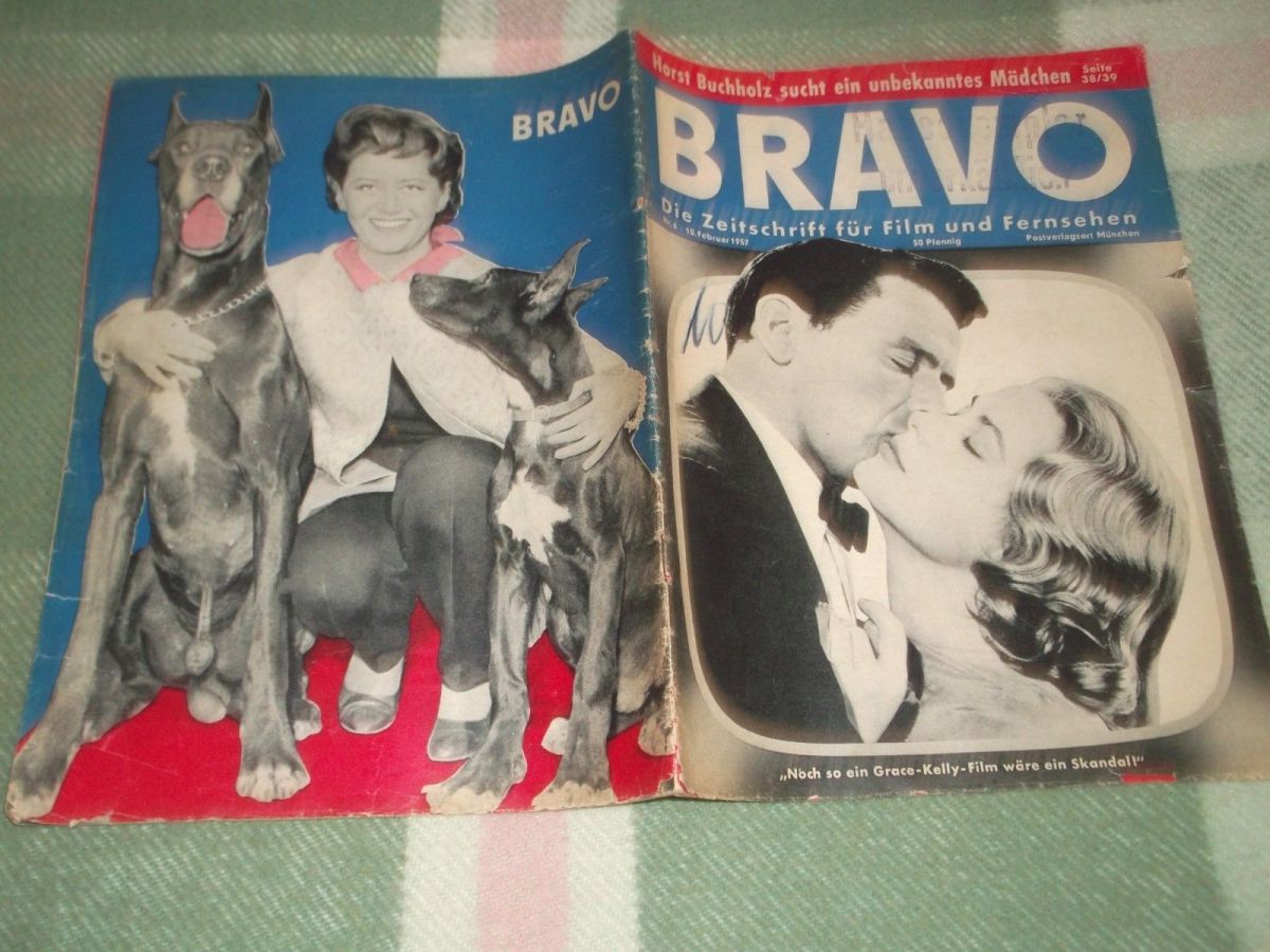 BRAVO magazine side cover Issue 6 10 February 1957