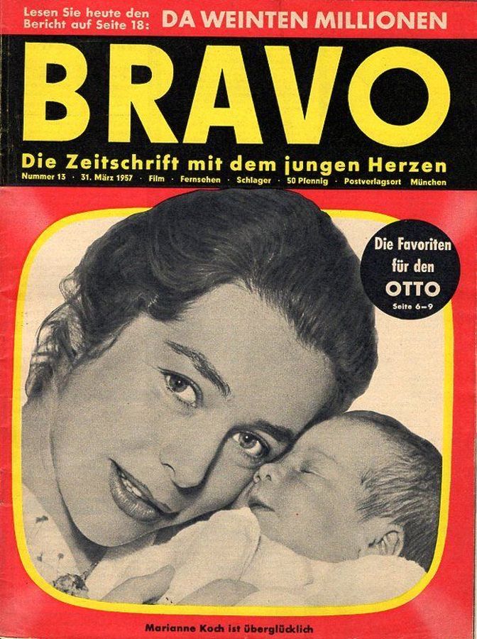 BRAVO magazine side cover Issue 13 31 March 1957