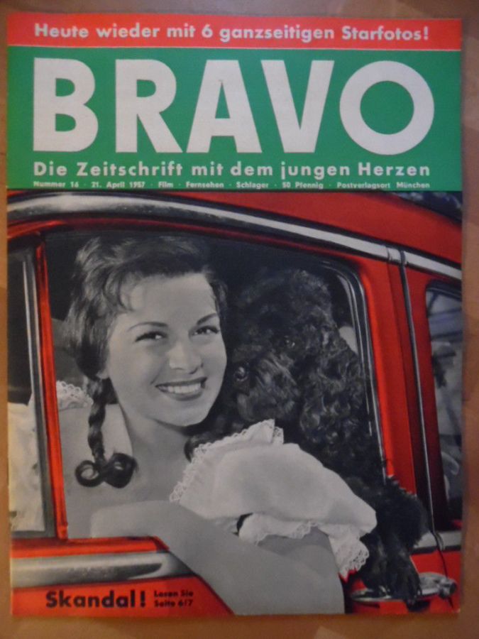 BRAVO magazine side cover Issue 16 12 April 1957