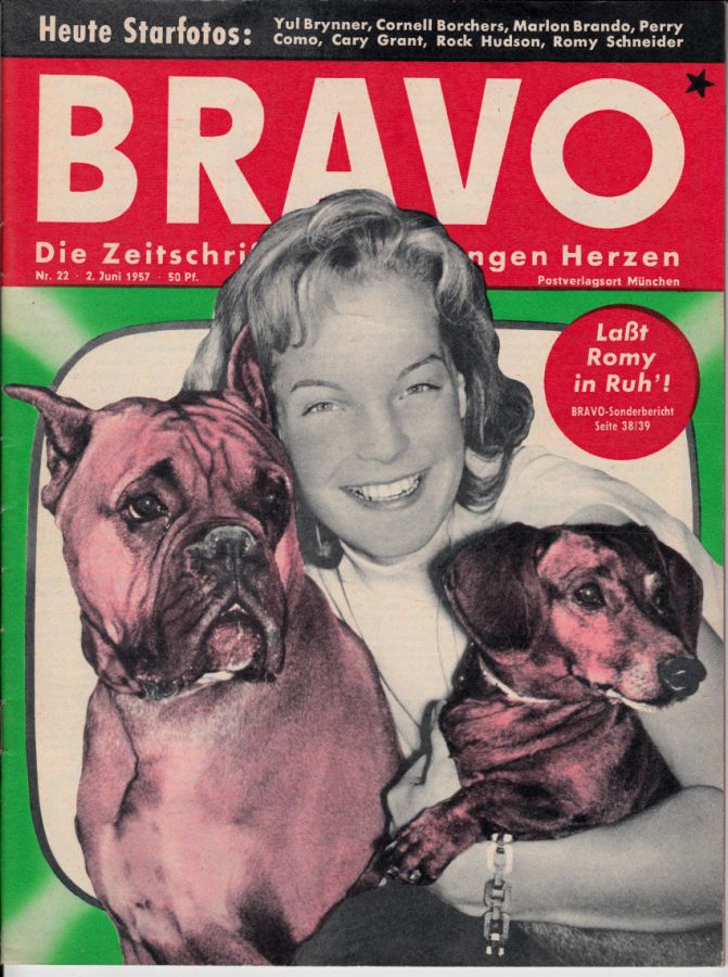 BRAVO magazine side cover Issue 22 2 June 1957