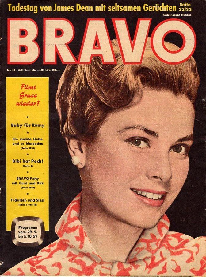 BRAVO magazine side cover Issue 40 29 September 1957
