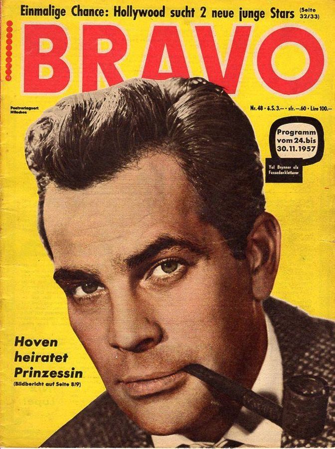BRAVO magazine side cover Issue 48 24 November 1957