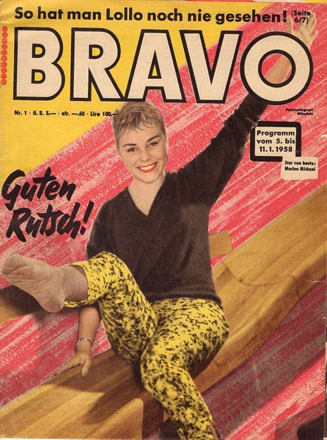BRAVO magazine side cover Issue 1 5 January 1958