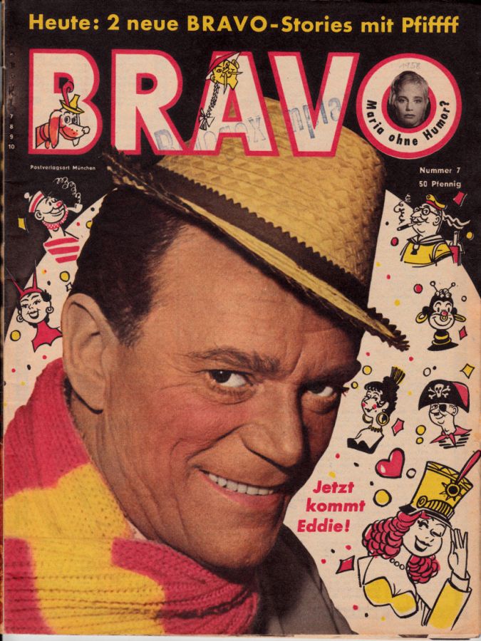 BRAVO magazine side cover Issue 7 16 February 1958