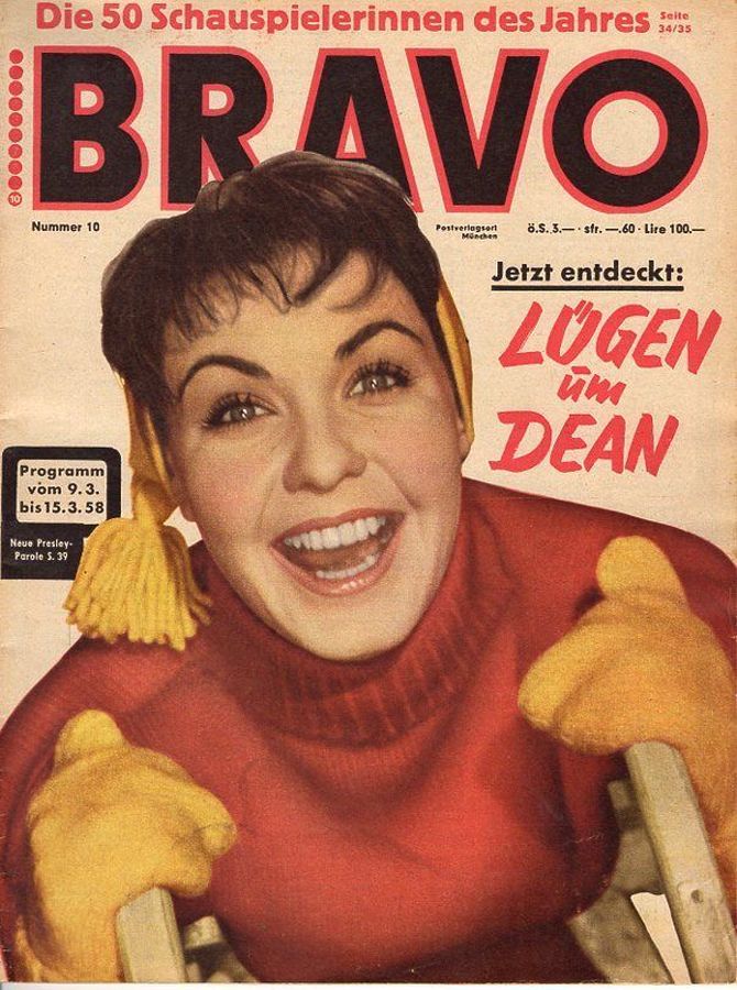 BRAVO magazine side cover Issue 10 9 March 1958
