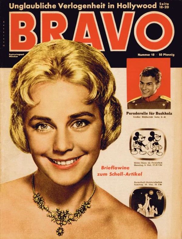 BRAVO magazine side cover Issue 18 4 May 1958