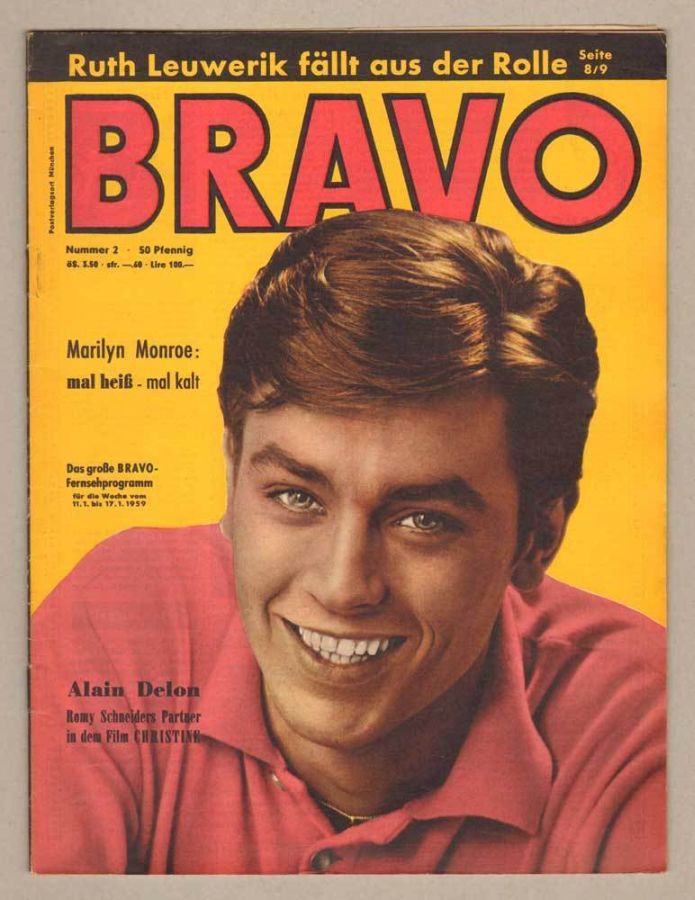 BRAVO magazine side cover Issue 2 11 January 1959