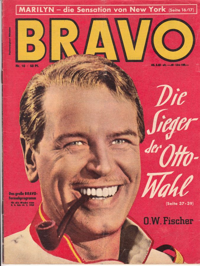 BRAVO magazine side cover Issue 10 8 March 1959