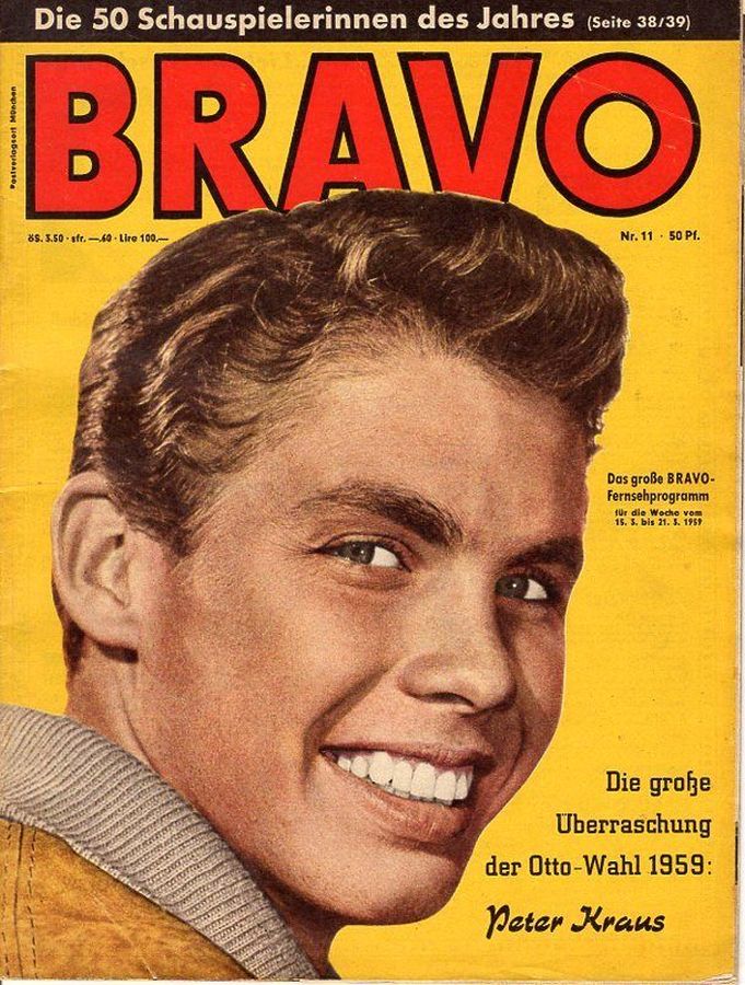 BRAVO magazine side cover Issue 11 15 March 1959