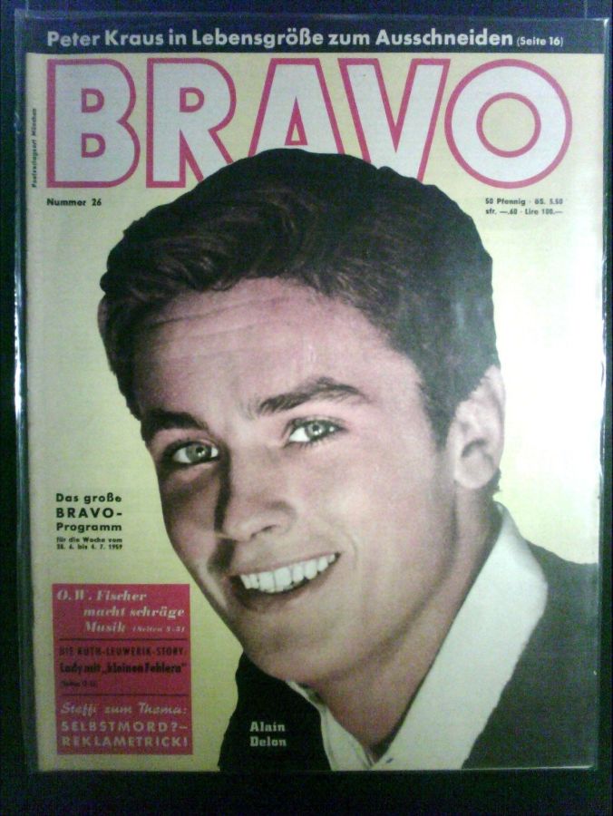 BRAVO magazine side cover Issue 26 28 June 1959