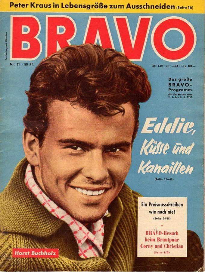 BRAVO magazine side cover Issue 31 2 August 1959
