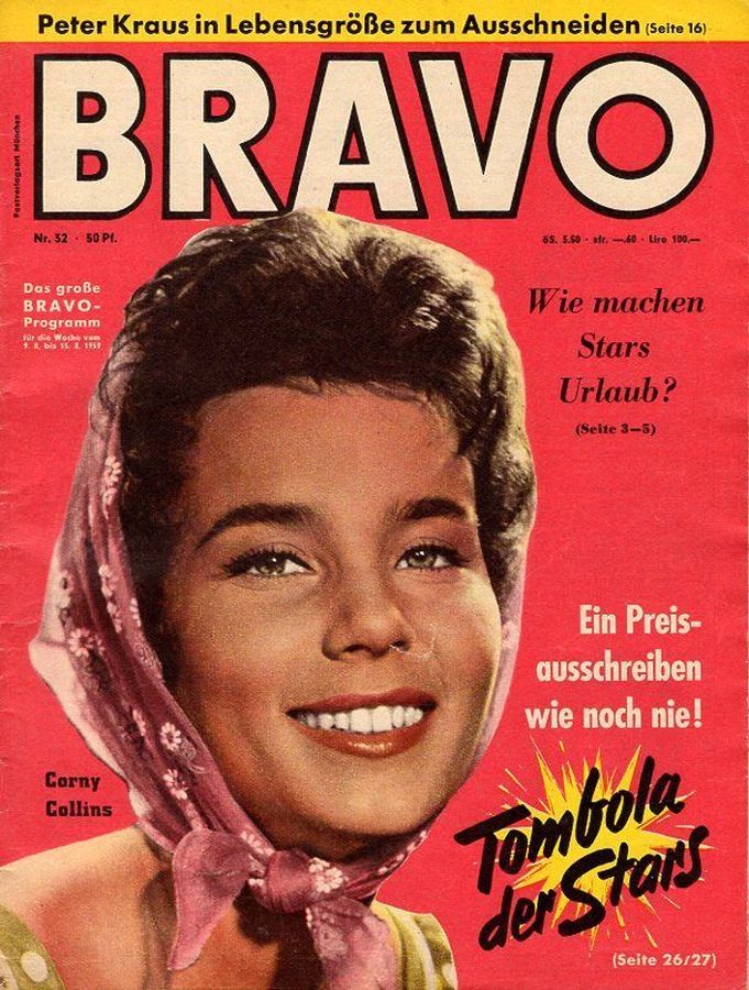 BRAVO magazine side cover Issue 32 9 August 1959