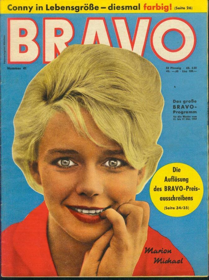BRAVO magazine side cover Issue 41 11 October 1959